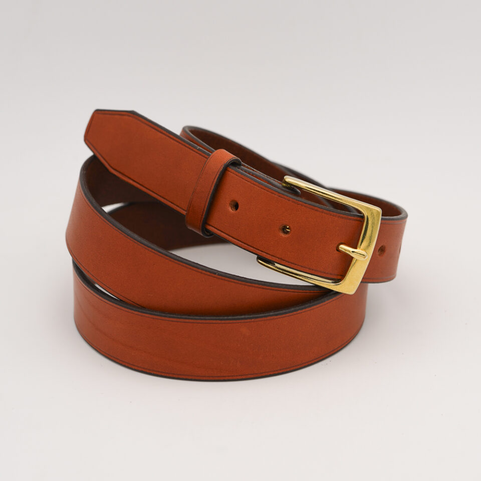 Ceinture Essentielle 30 mm, boucle Laiton Massif No 9.