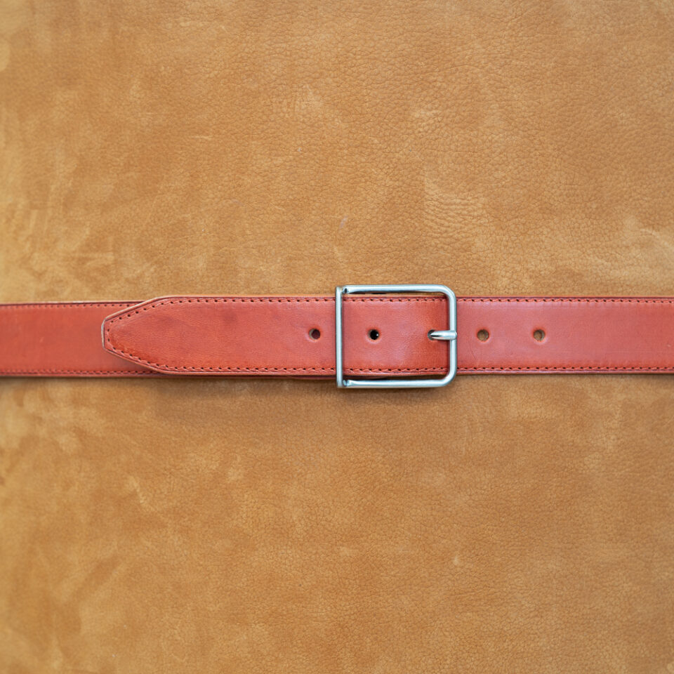 Ceinture 35 mm, No 01, Boucle laiton nickelé.